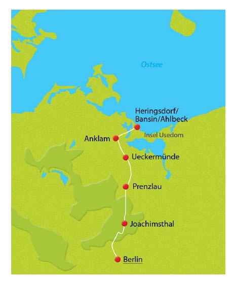 Radtour Von Berlin Bis Usedom 7 Ubernachtungen Buchen