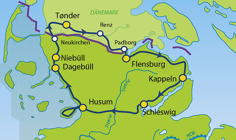 Radrundtour an Nord- und Ostsee ab Husum 6 Übernachtungen buchen